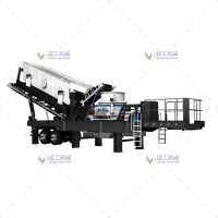 Shanghai quality diesel mobile stone crusher plant for mining/ore