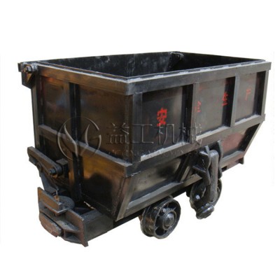 Coal mining fixed wagon for sale, mining ore bucket dumping car for sale