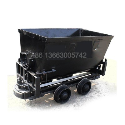 mining plant wagons dumping coal mine cart