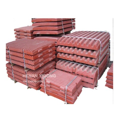 High Chromium Manganese Steel Fixed Jaw Plate For Crusher