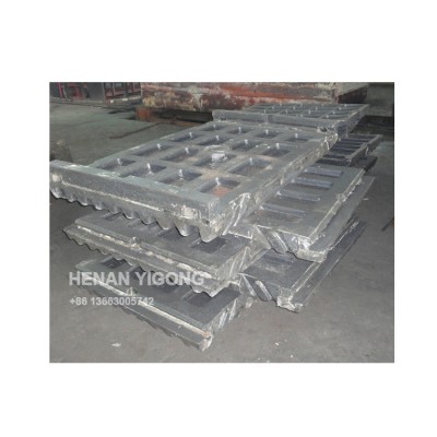 high manganese steel pe500*750 jaw crusher moving jaw plates price