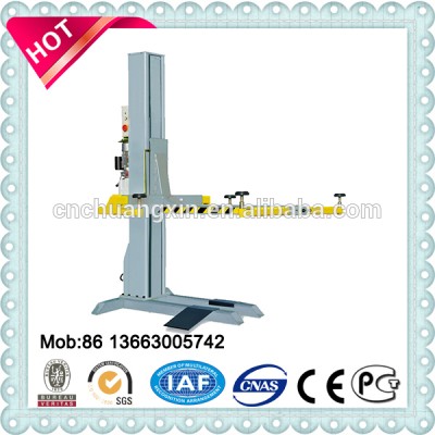 One cylinder Hydraulic lift type and single post design mobile single post lift