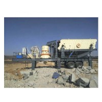 Shanghai quality diesel Professional mobile crusher station mobile crushing plant for sale